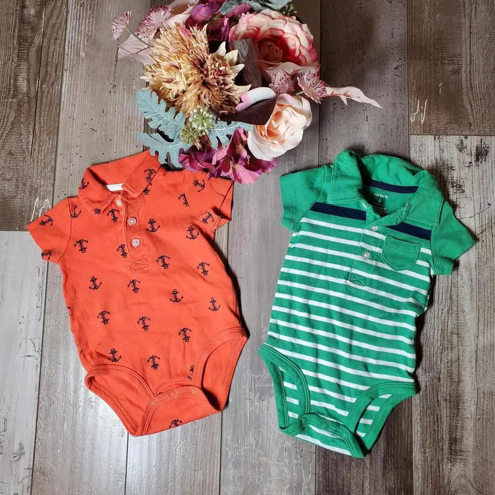 Carter's Baby Boy Summer Top Bundle Size 6 Months 6M NWOT
